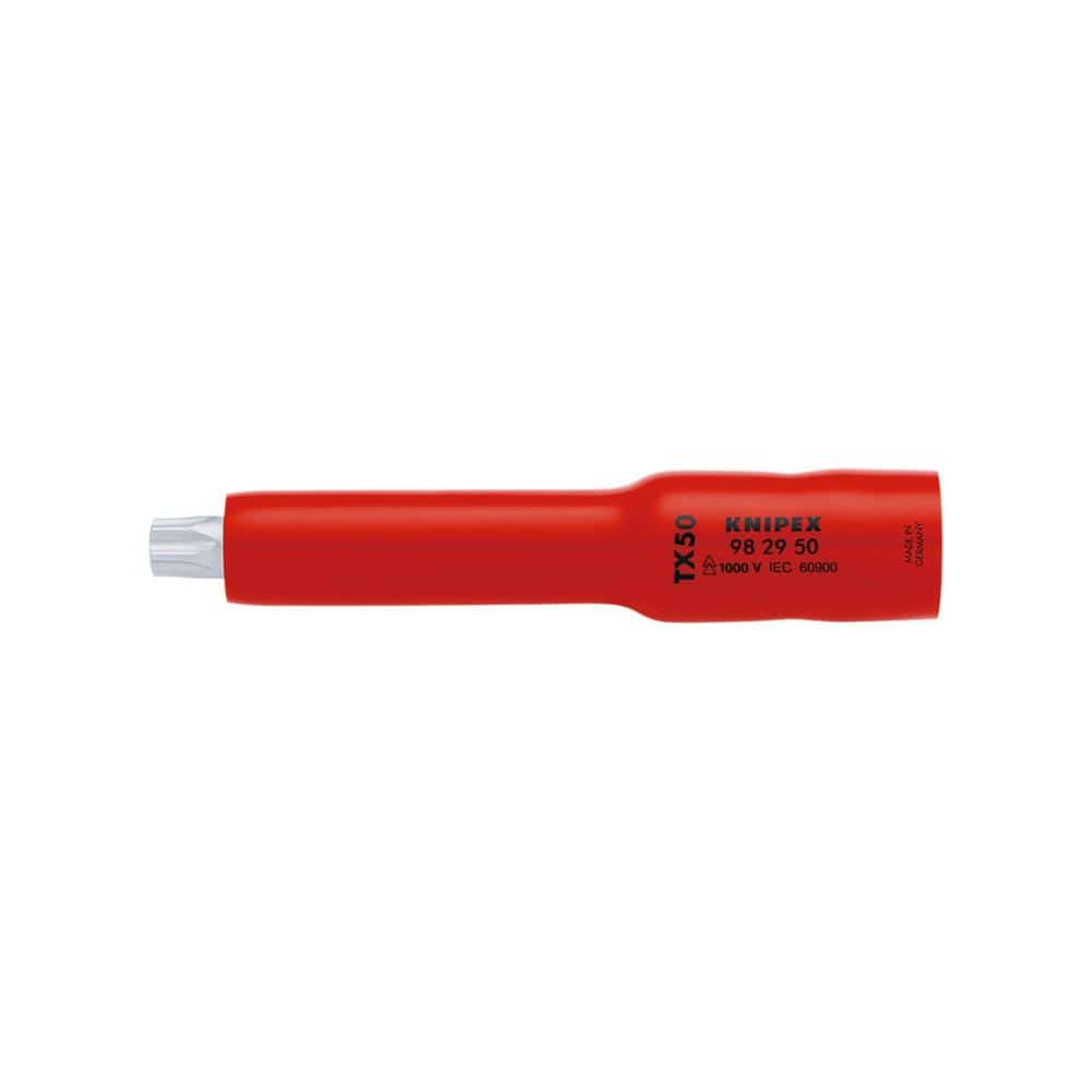 KNIPEX 1000V 3/8差込 絶縁ヘクスローブソケット T50 9829-50