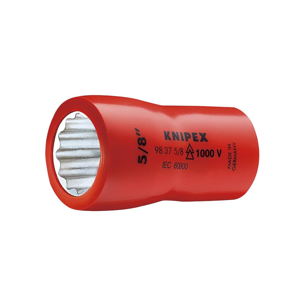 KNIPEX 1000V 3/8差込 インチサイズ 絶縁ソケット 1/2 9837-1/2