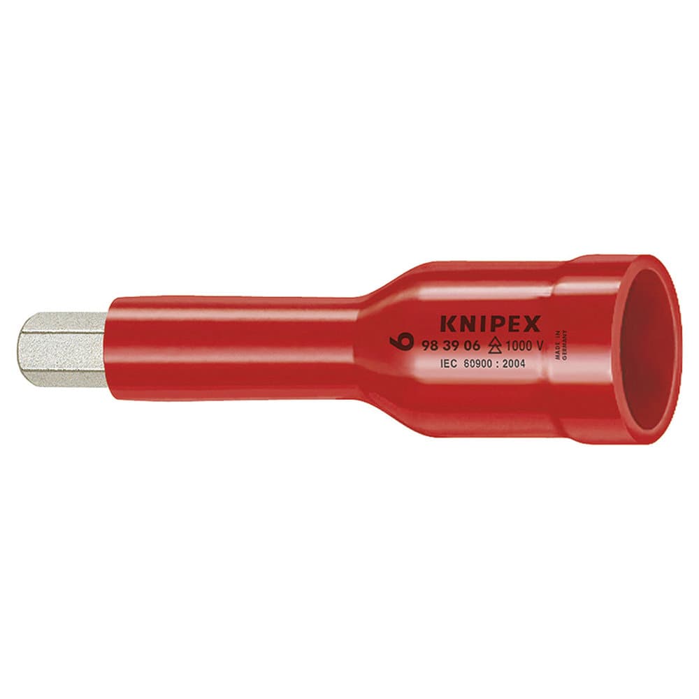 KNIPEX(クニペックス) 1000V 3/8差込 絶縁六角ソケット 6mm 9839-06