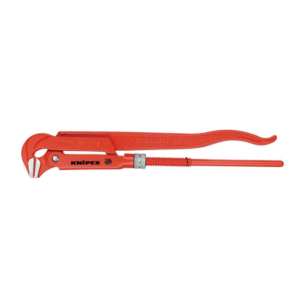 ＫＮＩＰＥＸ　９０度アングルヘッド　パイプレンチ　（直径４２ｍｍ）　３１０ｍｍ　８３１０－０１０