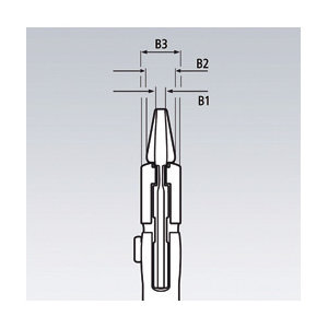 ＫＮＩＰＥＸ　プライヤーレンチ（径５２ｍｍ）　２５０ｍｍ　プラスチックハンドル　８６０１－２５０ＳＢ