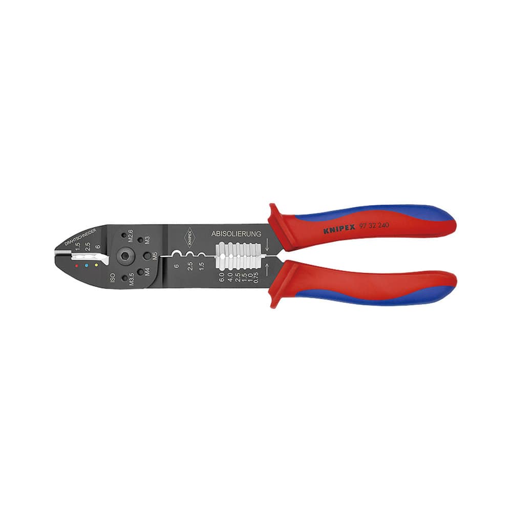 ＫＮＩＰＥＸ（クニペックス）　圧着プライヤー　２４０ｍｍ　コンフォートハンドル　９７３２－２４０ＳＢ