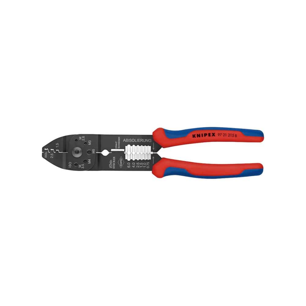 ＫＮＩＰＥＸ（クニペックス）　圧着プライヤー２３０ｍｍ　コンフォートハンドル　９７２１－２１５Ｂ