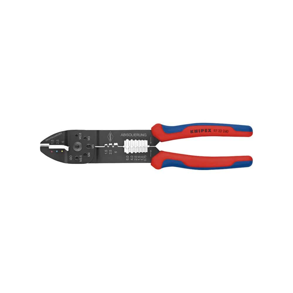 KNIPEX(クニペックス) 圧着プライヤー240mm コンフォートハンドル 9722-240