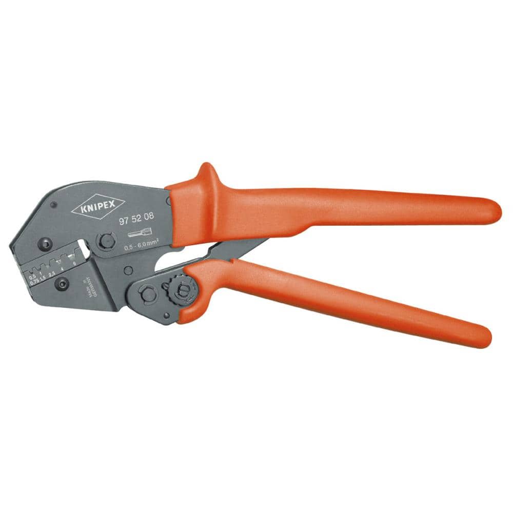 ＫＮＩＰＥＸ　圧着プライヤー　２５０ｍｍ　プラスチックコーティングハンドル　９７５２－０８