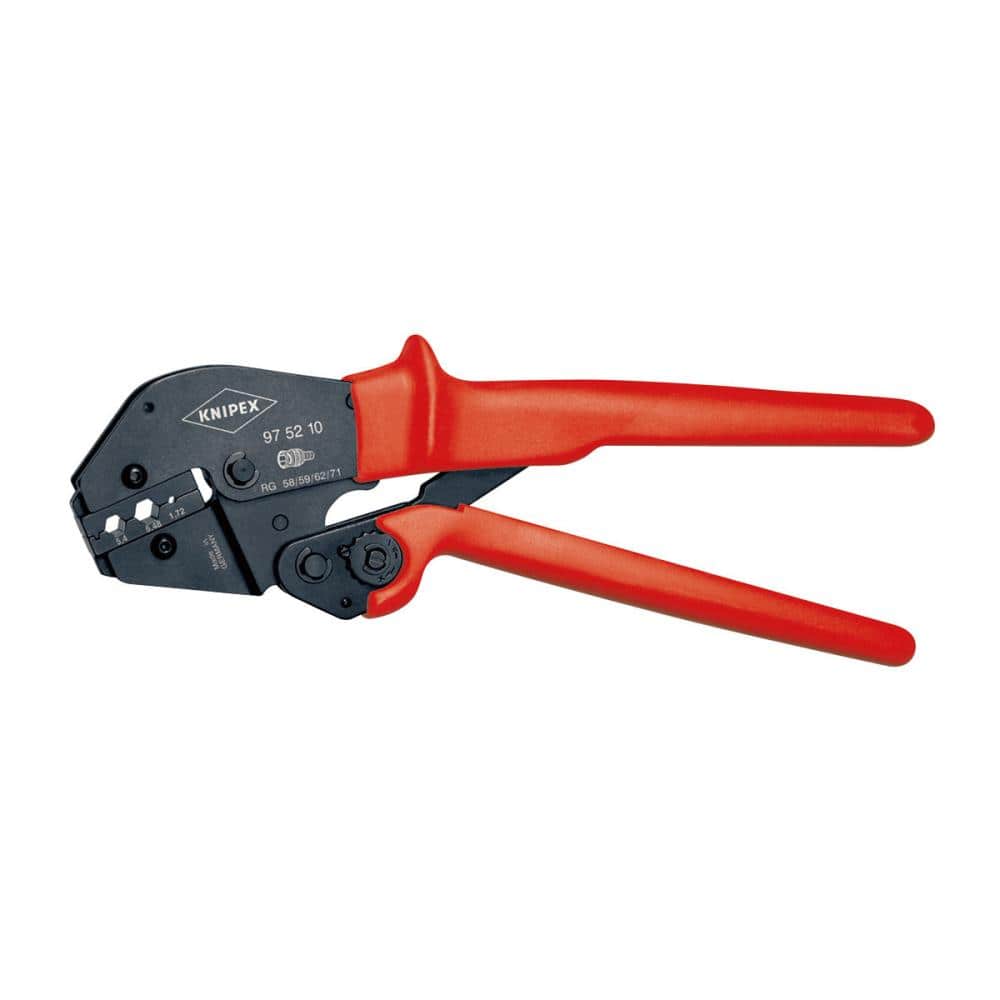 ＫＮＩＰＥＸ　圧着プライヤー　２５０ｍｍ　プラスチックコーティングハンドル　９７５２－１０