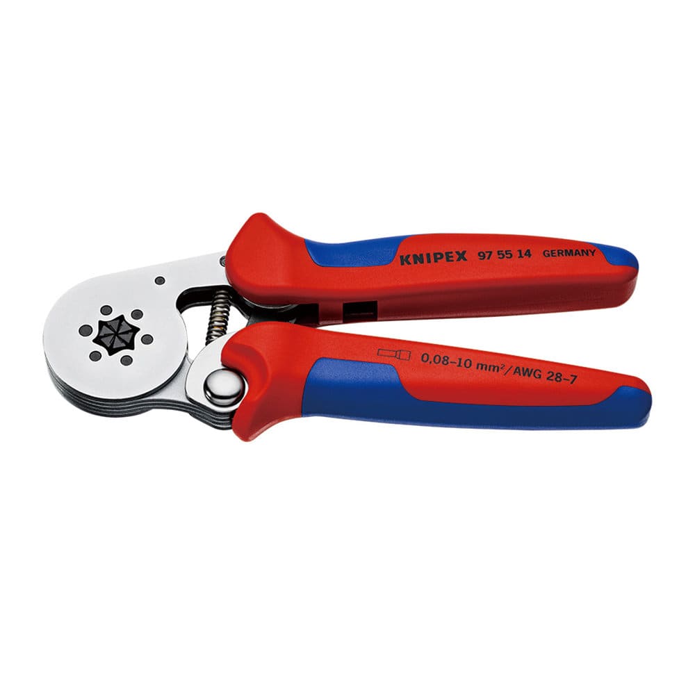 ＫＮＩＰＥＸ（クニペックス）　圧着プライヤー　１８０ｍｍ　コンフォートハンドル　９７５５－１４ＳＢ