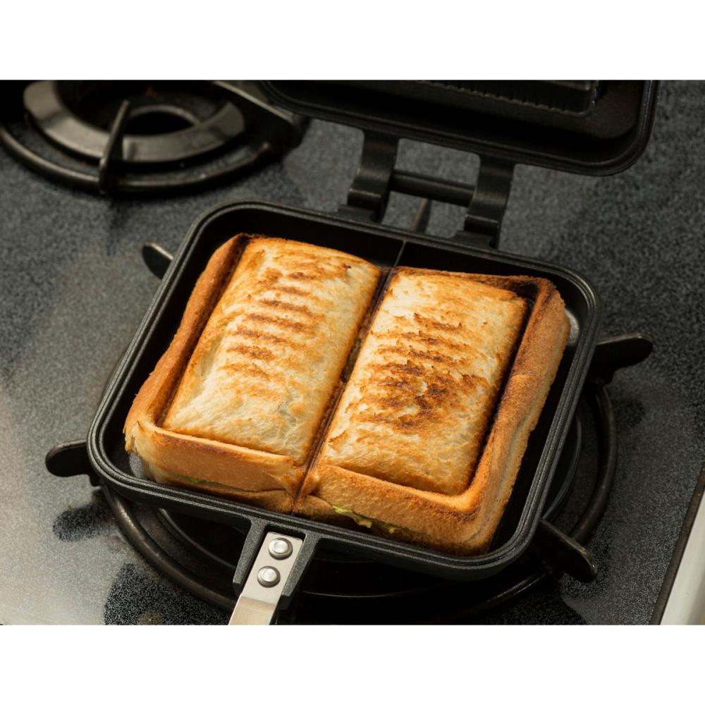 アイリスオーヤマ 具だくさんホットサンドメーカー ダブル ブラック ｇｈｓ ｄの通販 ホームセンター コメリドットコム