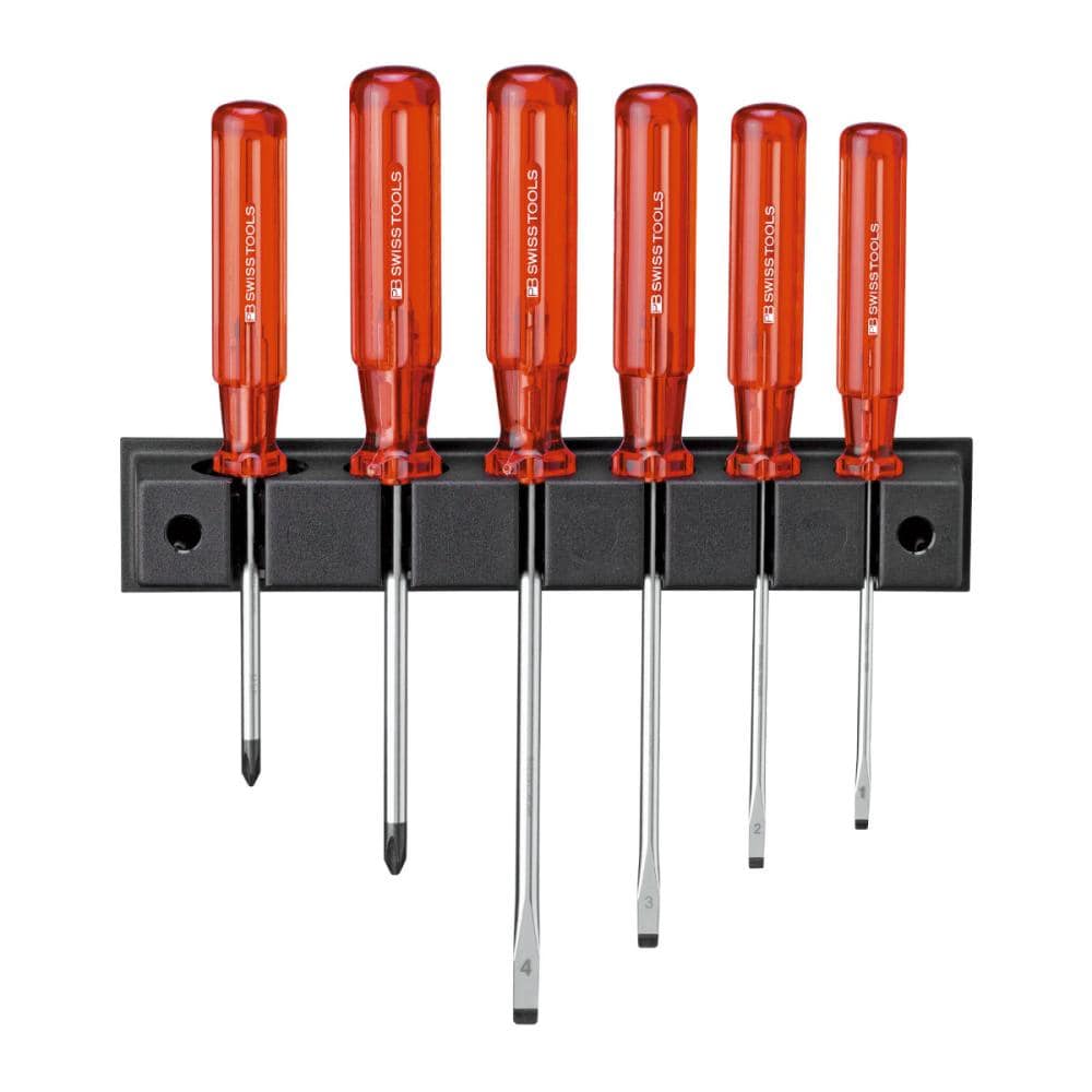 ＰＢ　ＳＷＩＳＳ　ＴＯＯＬＳ　ドライバーセットホルダー付６本組（ＢＯＸ）２４４ＣＢＢ