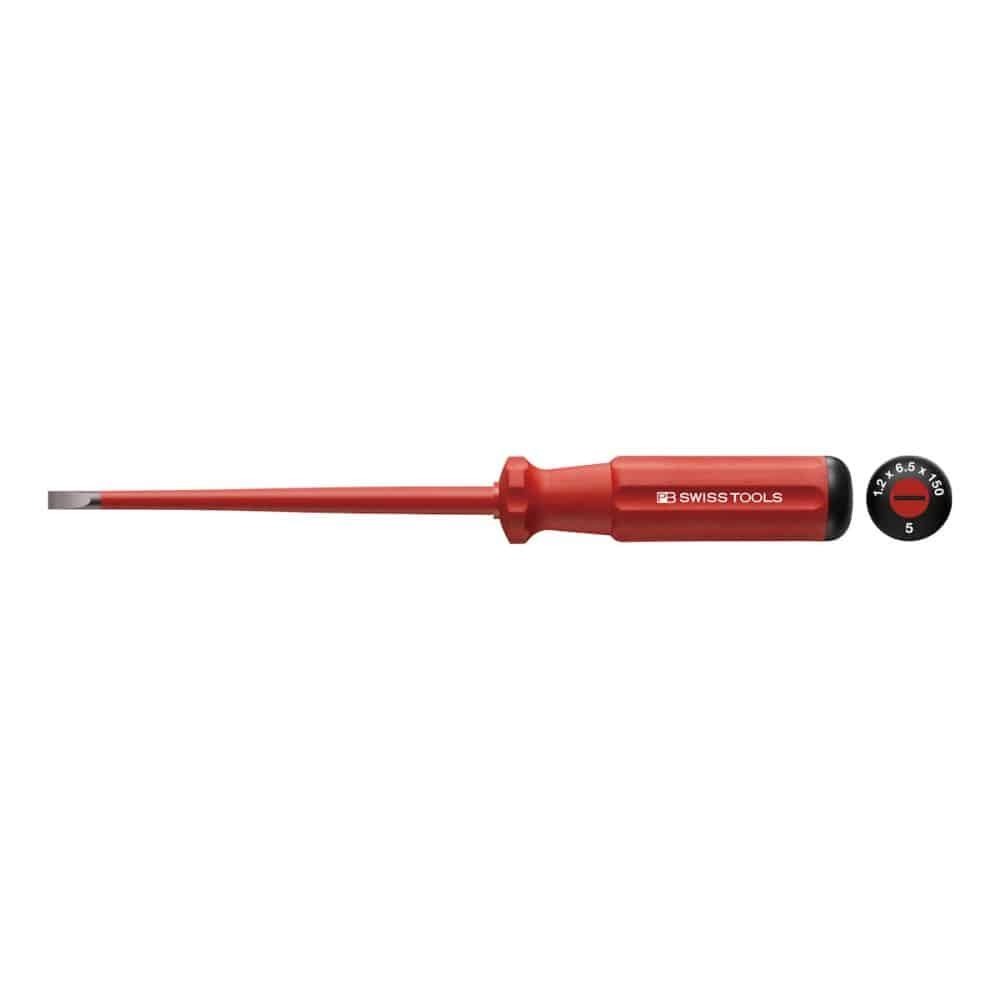 PB SWISS TOOLS スリムマイナスドライバー絶縁5100SL-4-125/5.5