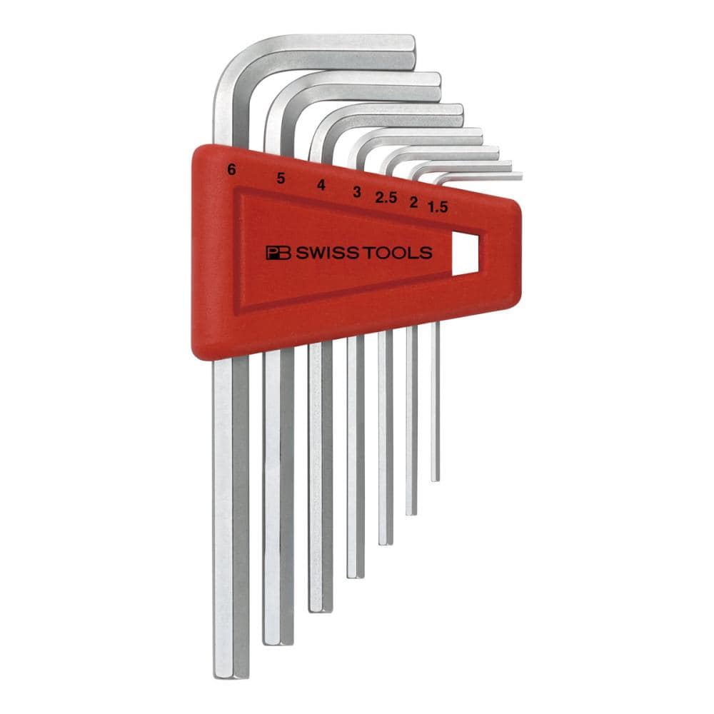 PB SWISS TOOLS ホルダー付六角棒レンチセット(パックナシ)210H-6