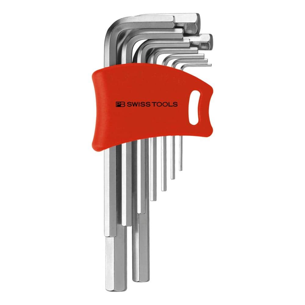 PB SWISS TOOLS ホルダー付六角棒レンチセット(パックナシ)210DH-10