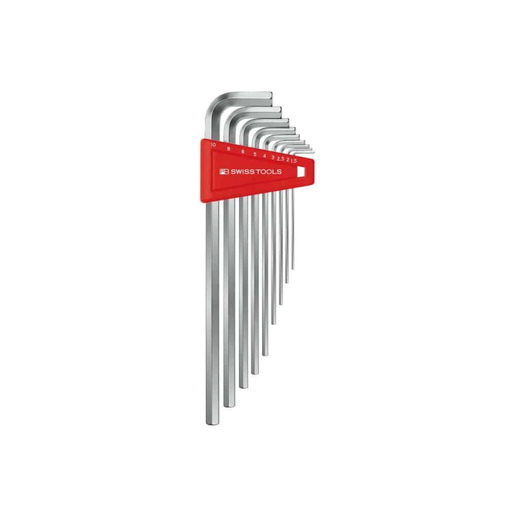 ＰＢ　ＳＷＩＳＳ　ＴＯＯＬＳ　ホルダー付六角棒レンチセットロング（パックナシ）２１１Ｈ－１０