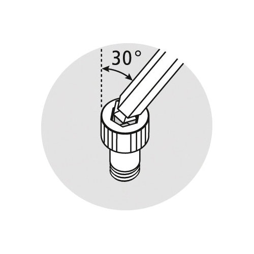 ＰＢ　ＳＷＩＳＳ　ＴＯＯＬＳ　ローレット入　ロングボール六角レンチ３２１２Ｌ－１．５