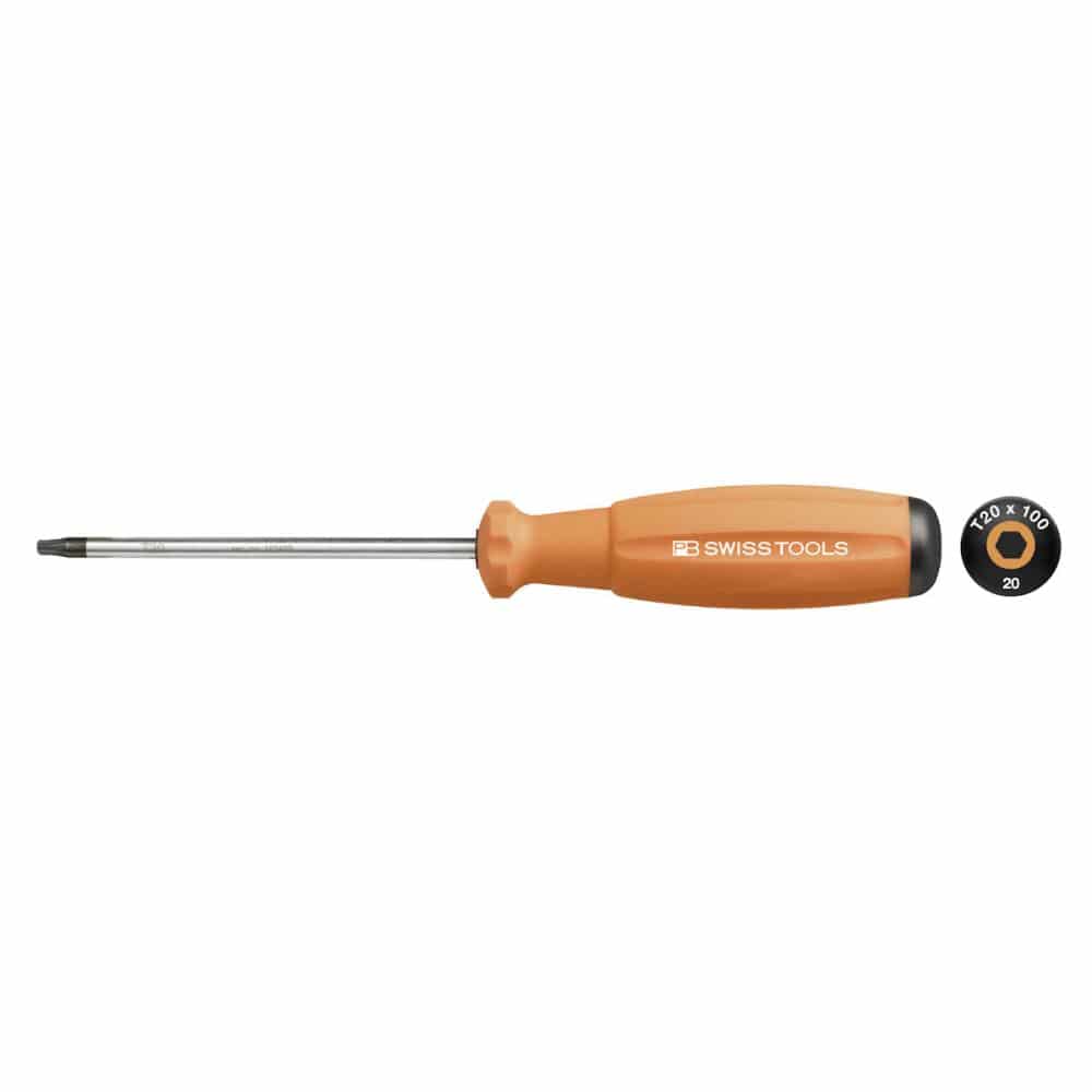 ＰＢ　ＳＷＩＳＳ　ＴＯＯＬＳ　レインボーヘクスローブドライバー橙８４００－２０－１００ＯＲ