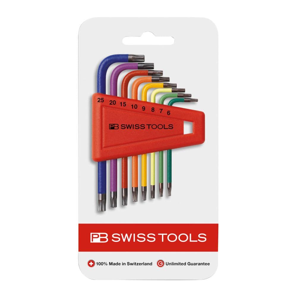 ＰＢ　ＳＷＩＳＳ　ＴＯＯＬＳ　Ｌ型レインボーヘクスローブレンチセット４１０Ｈ／６－２５ＲＢＣＮ