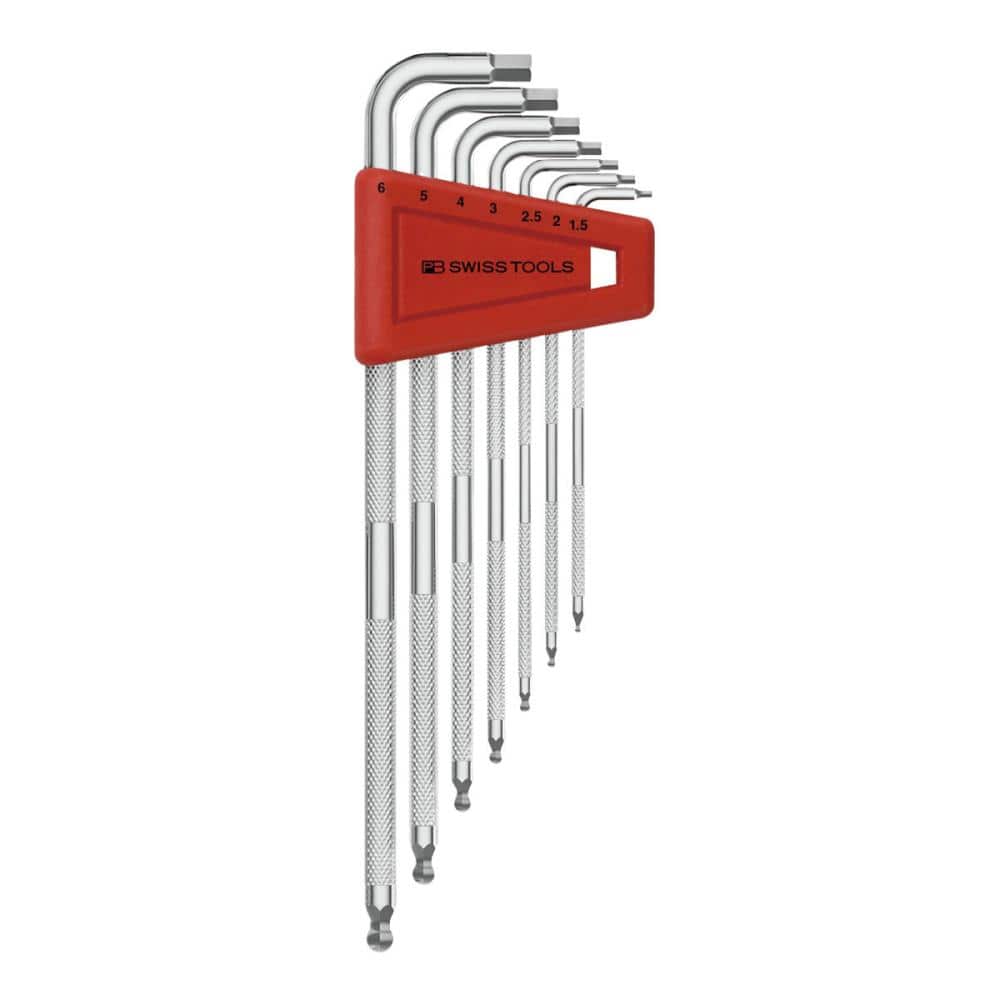 PB SWISS TOOLS ローレット入六角レンチセット (パックナシ)3212LH-6