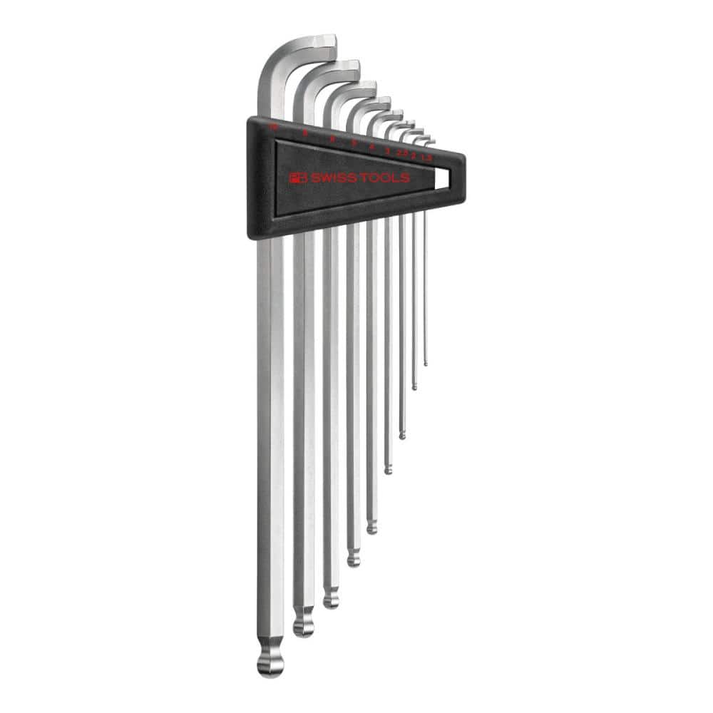 PB SWISS TOOLS マルチアングル六角レンチセット(パック入)2222LH-10CN