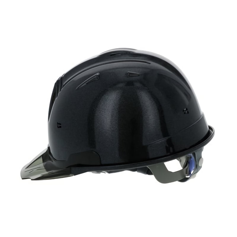進和化学工業　セーフティーヘルメット　黒／ガラスフレーク　ＳＳ１９ＶＰＲＡ