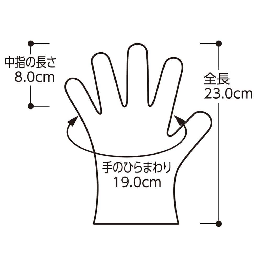 Ｌ’ＣＲＥＳＴ（ルクレスト）　ニトリル手袋　左右兼用　Ｍ　１００枚入り