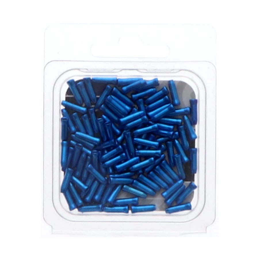 ＦＯＲＣＥ（フォース）　アルミ製ワイヤーエンドキャップ　１００個入　ブルー　８０４９７