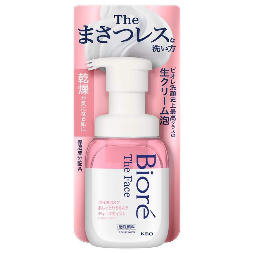 花王　ビオレ　ザフェイス　泡洗顔　ディープモイスト　本体　２００ｍＬ