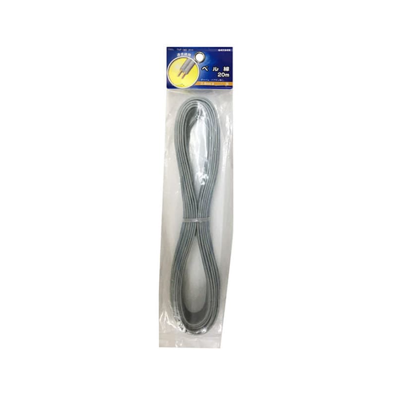 オーム電機　ベル線　２０ｍ　灰色　ＴＩＶＦ－０８０－２０Ｈ　０４－７３４５
