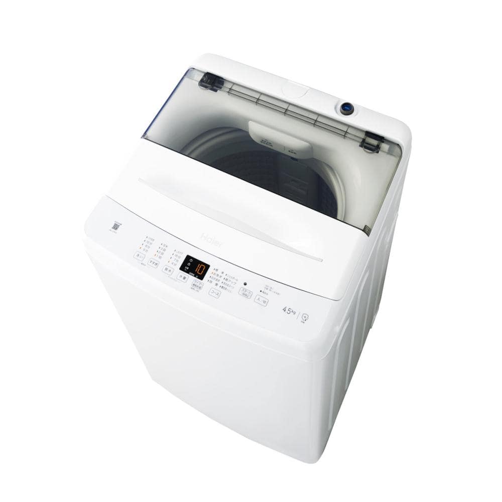 ハイアール　全自動洗濯機　４．５ｋｇ　ホワイト　ＪＷ－Ｕ４５Ａ（Ｗ）
