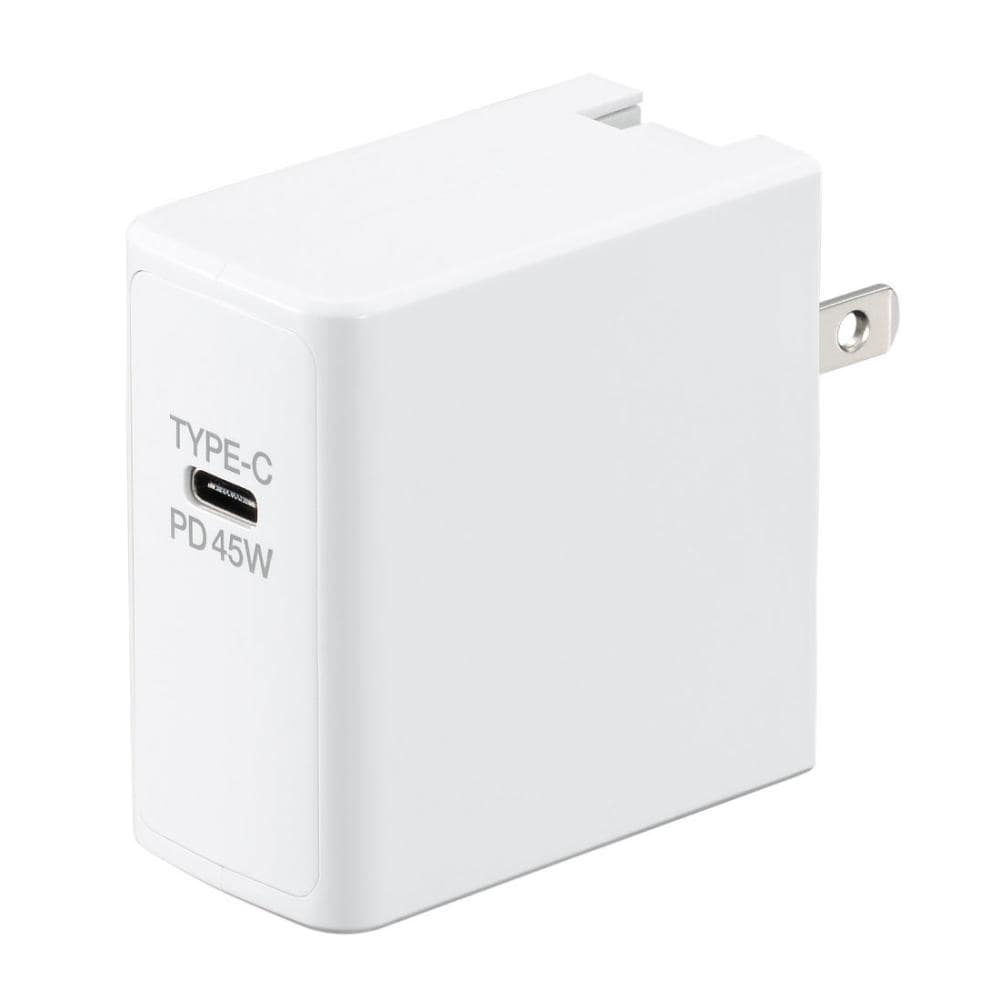 ヤザワ　ＵＳＢ１ポート　４５Ｗ　ホワイト　ＶＦＰＤ４５ＷＨ