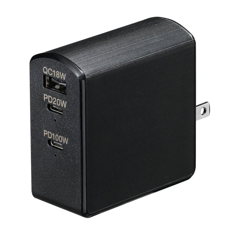 ヤザワ　ＵＳＢ１ポート　１０５Ｗ　ブラック　ＶＦＰＤ１０５ＢＫ