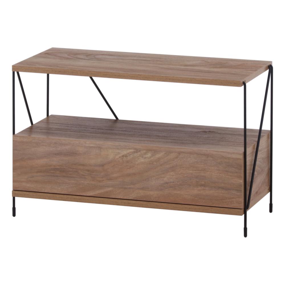 不二貿易　ＥＺＢＯ　ワイヤーＴＶラック　オークナチュラル　ＣＤ７７５７０