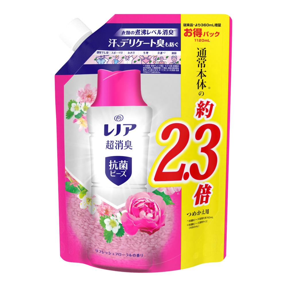 百貨店 レノア 超消臭 抗菌ビーズ 部屋干しDX 花とおひさまの香り
