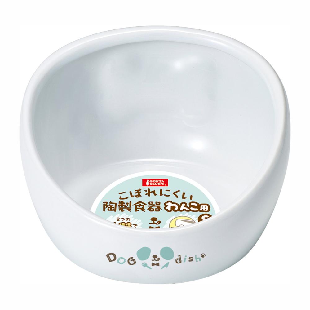 こぼれにくい陶製食器わんこ用S