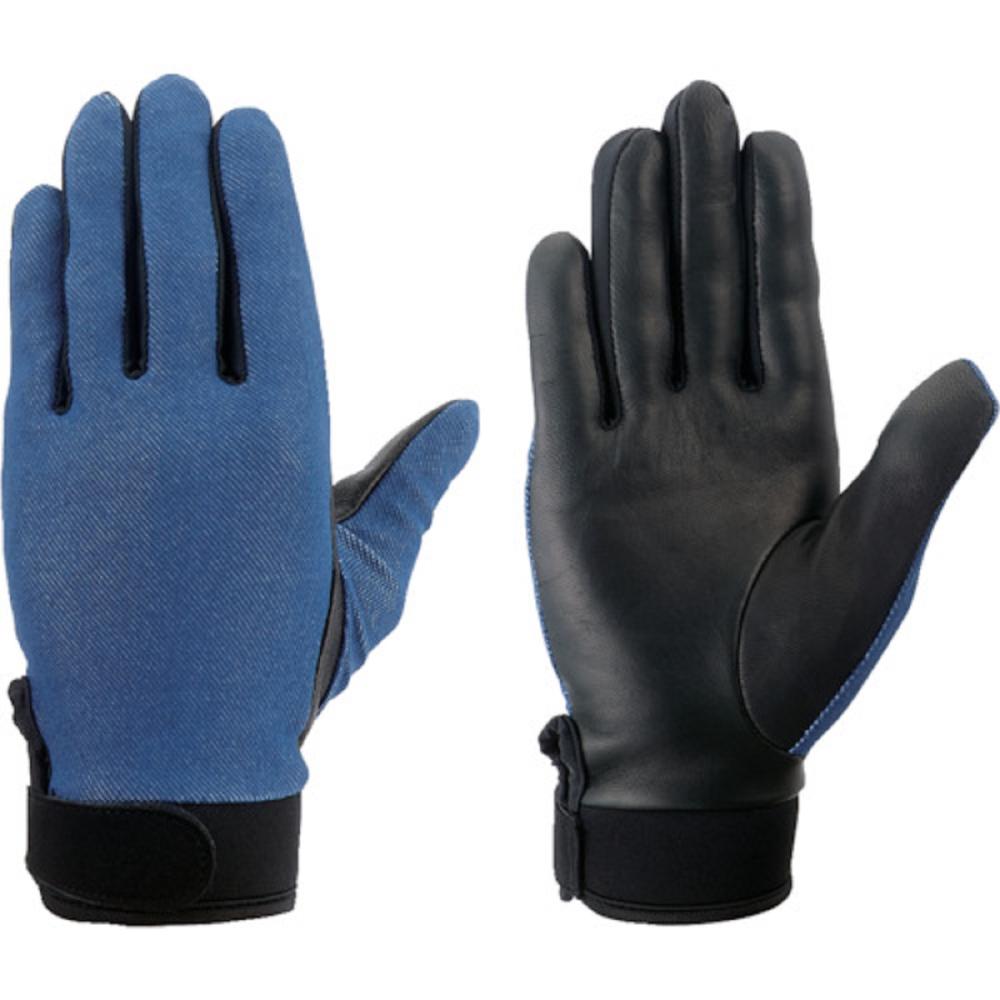 シモン　ヤギ革手袋　ＧＴ－３００　ブルー　Ｍ