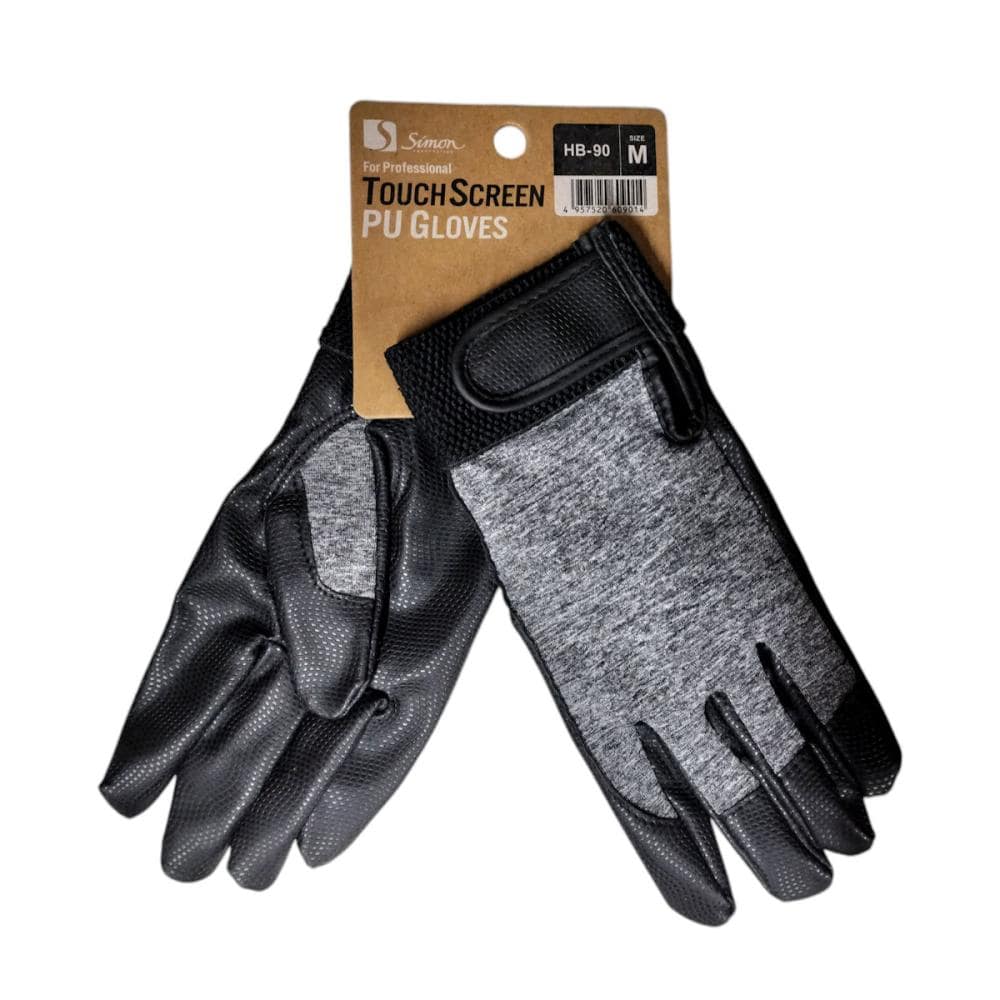 シモン　タッチパネル対応　ＰＵ手袋　Ｍ　ＨＢ－９０