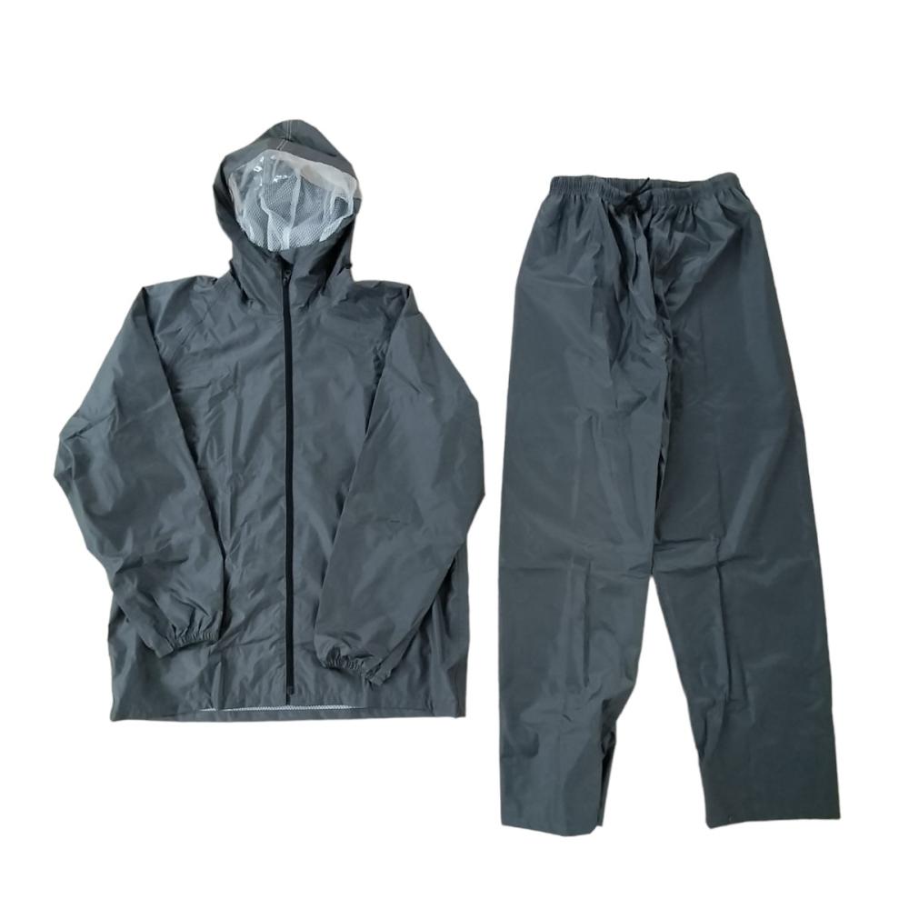 耐久防水　レインスーツ　ダークグレー　ＬＬ　Ｋ２２－０１