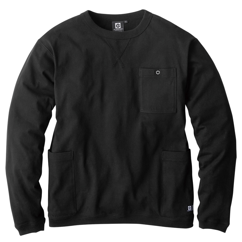 コーコス信岡　グラディエーター　５ポケット長袖Ｔシャツ　ブラック　Ｌ
