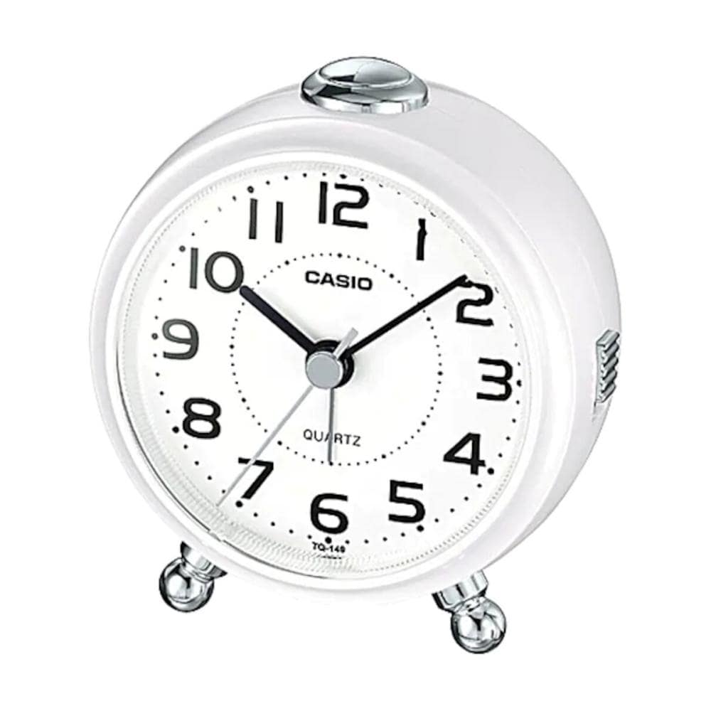 カシオ　シンプル目覚し時計　ホワイト　ＴＱ－１４９－７ＪＦ