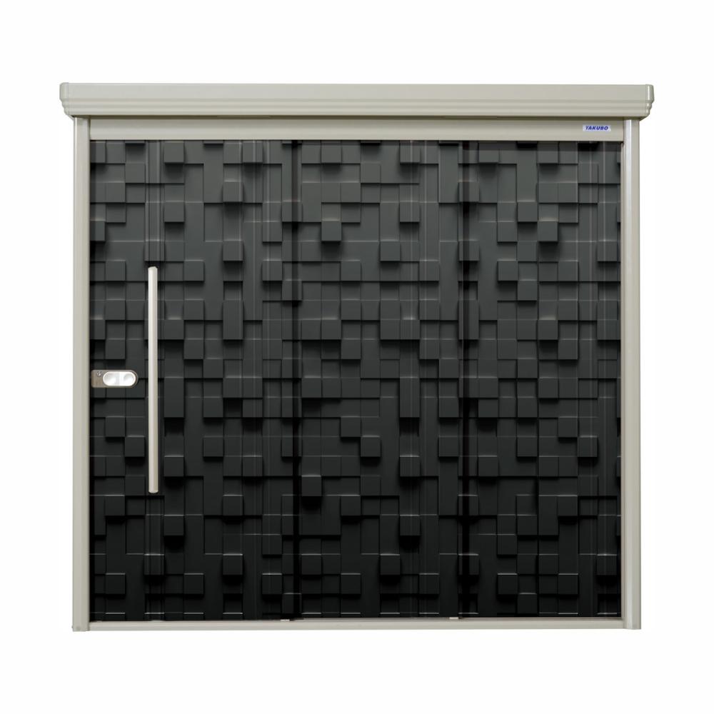 タクボペインタ　Ｐ－２２１５ＹＣ２　一般地型　側面棚タイプ　ブラックキューブ色　約間口２２８×奥行１７９．５ｃｍ