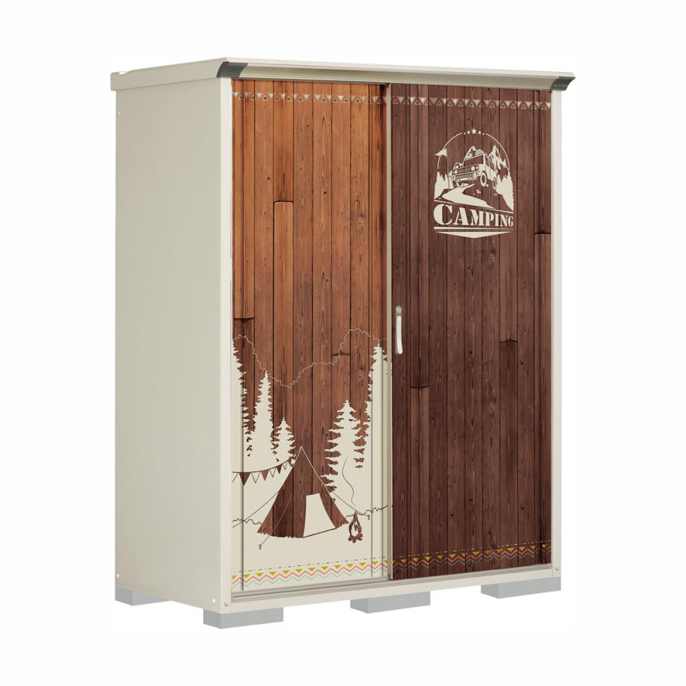 タクボ物置　ペインタ　（ＧＰ）　間口１５０×奥行７５×高さ１９０ｍｍ　たて置きタイプ　ウッドキャンプ　Ｐ－１５７ＡＴＣ１