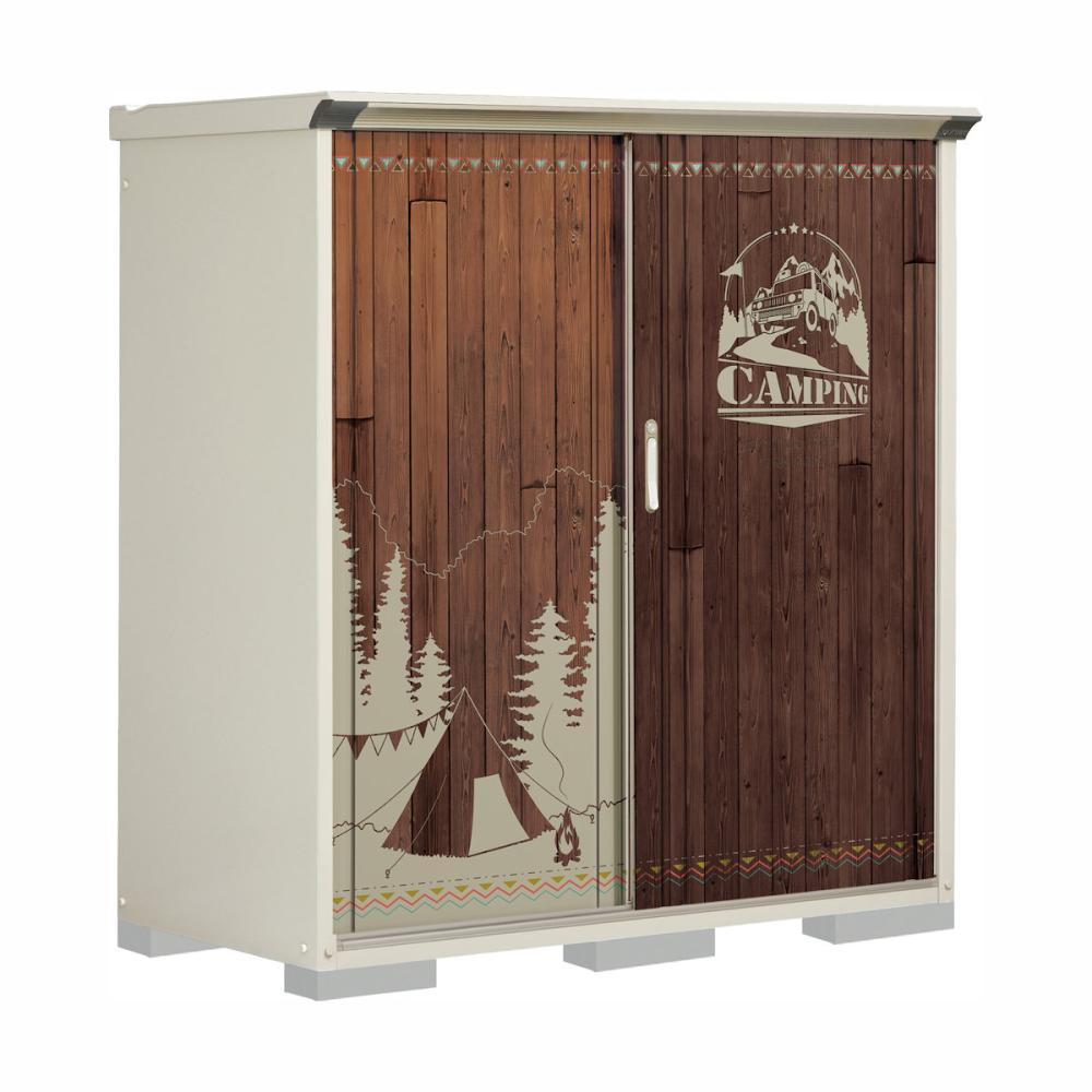 タクボ物置　ペインタ　（ＧＰ）　間口１５０×奥行７５×高さ１６０ｍｍ　たて置きタイプ　ウッドキャンプ　Ｐ－１５７ＢＴＣ１