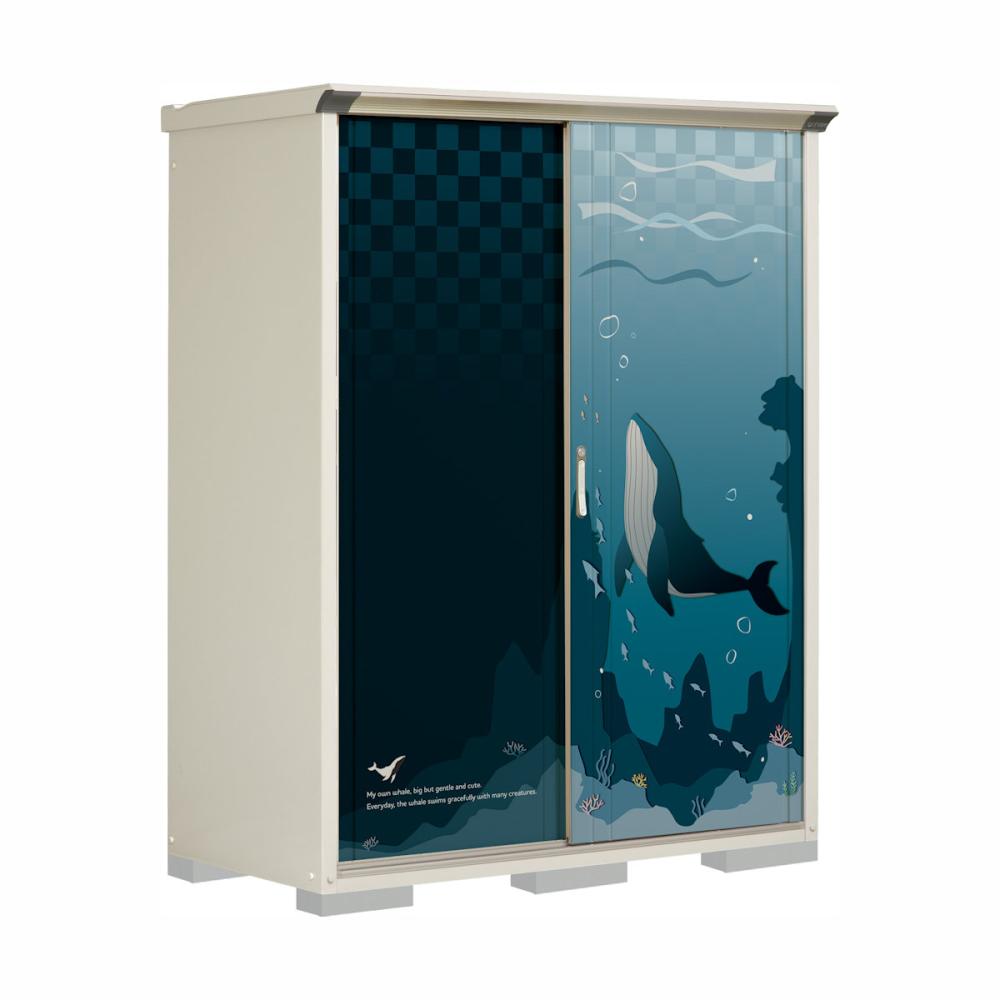 タクボペインタ　Ｐ－１５７ＡＦＣ８　全面棚タイプ　クジラスイム色　約間口１５１．６×奥行８３．５ｃｍ