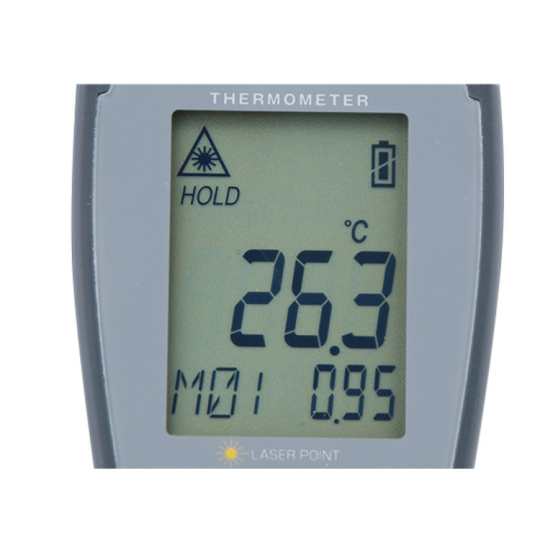シンワ測定　放射温度計　Ｈ　高温測定用　デュアルレーザーポイント機能付　放射率可変タイプ　Ｎｏ．７３１００