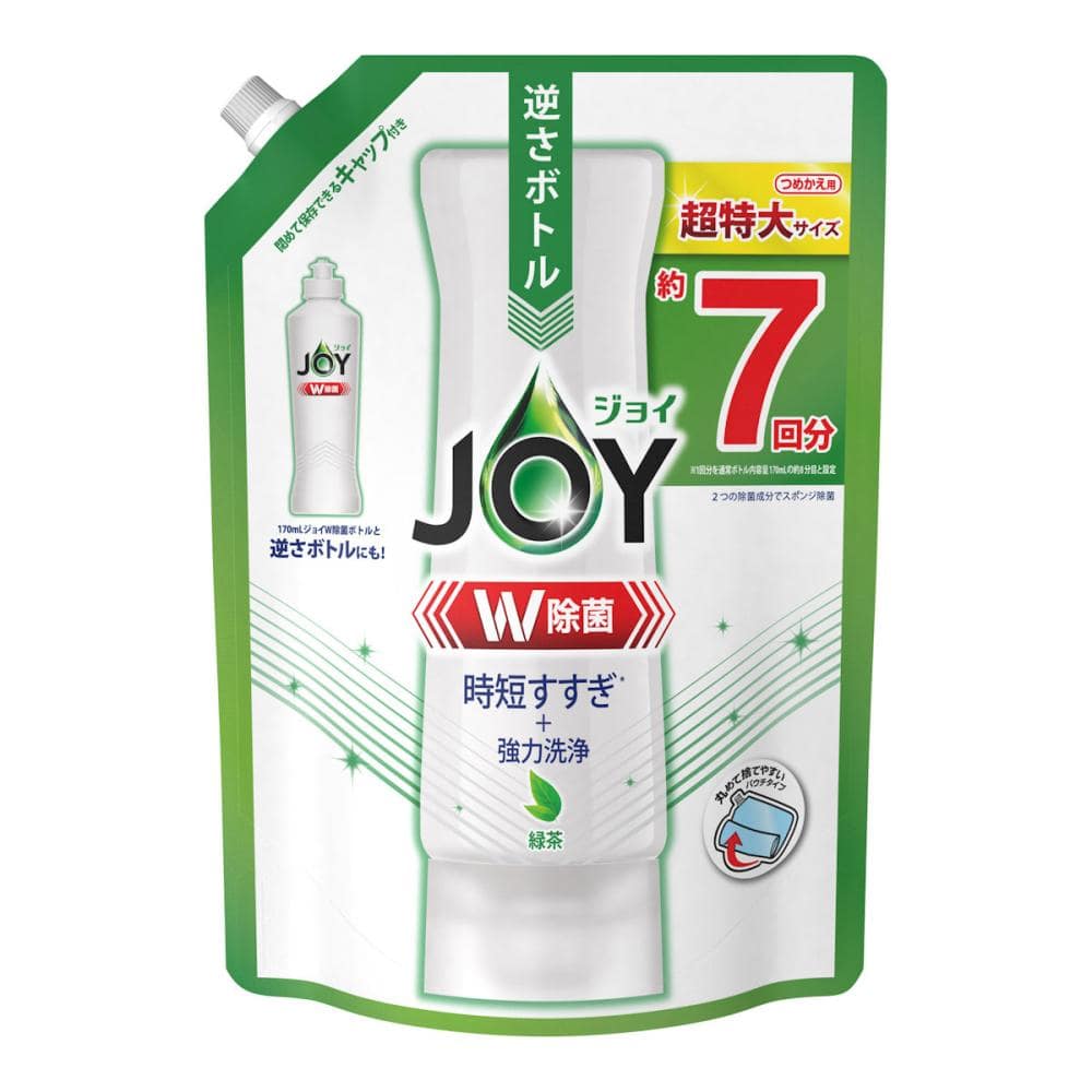 P&G 除菌ジョイコンパクト 緑茶の香り 詰替用 超特大 930mL