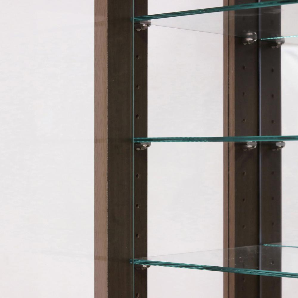 クロシオ　コレクションケース　ウォールナット　幅６０×高さ１２０×奥行２９ｃｍ　２７０６２