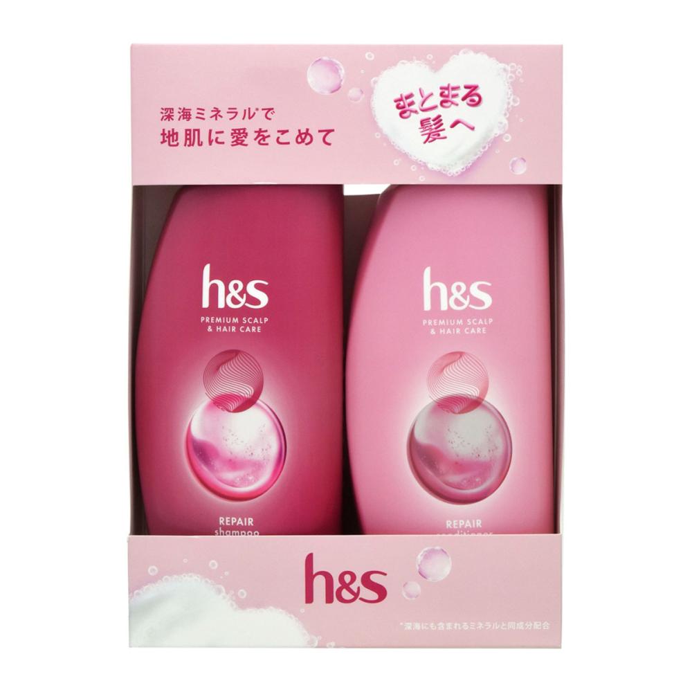 P&G h&sリペア本体 シャンプー+コンディショナー 2ステップペアパック