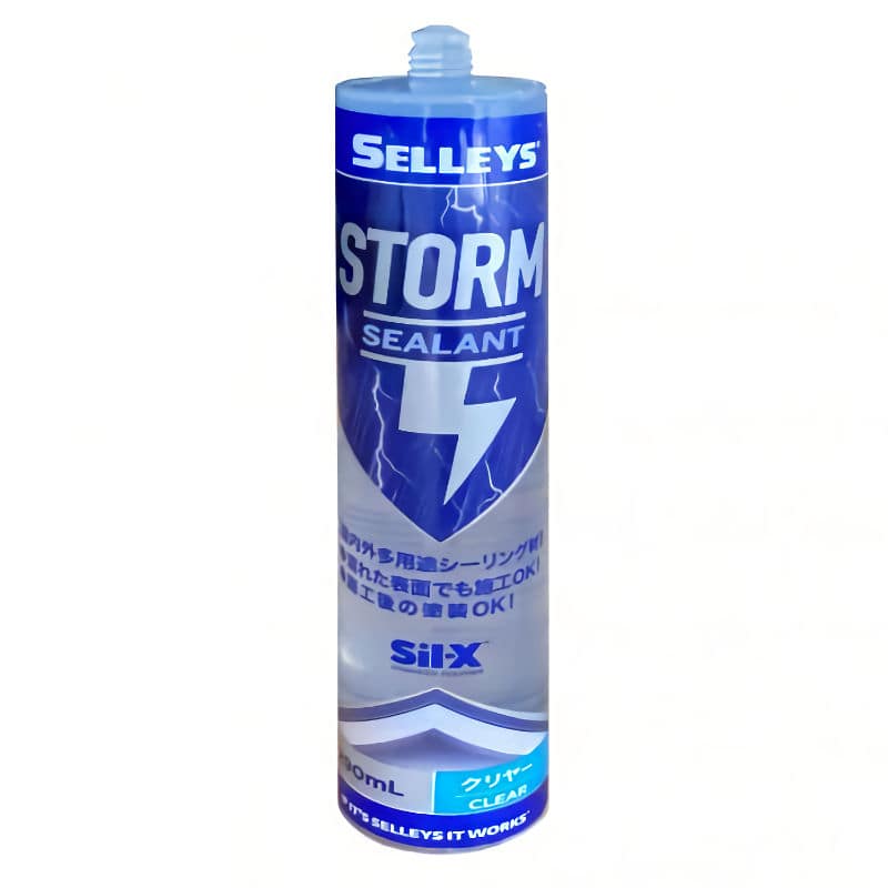ニッペホームプロダクツ 屋内外多用途シリコーンシーリング材 SELLEYS STORM クリヤー 290mL