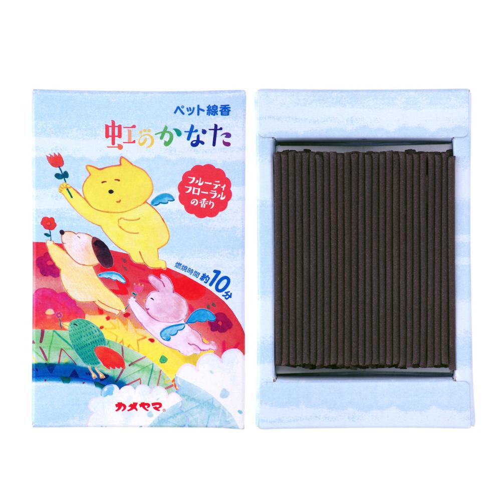 カメヤマ　虹のかなた　ペット線香　フルーティーフローラル　３０ｇ