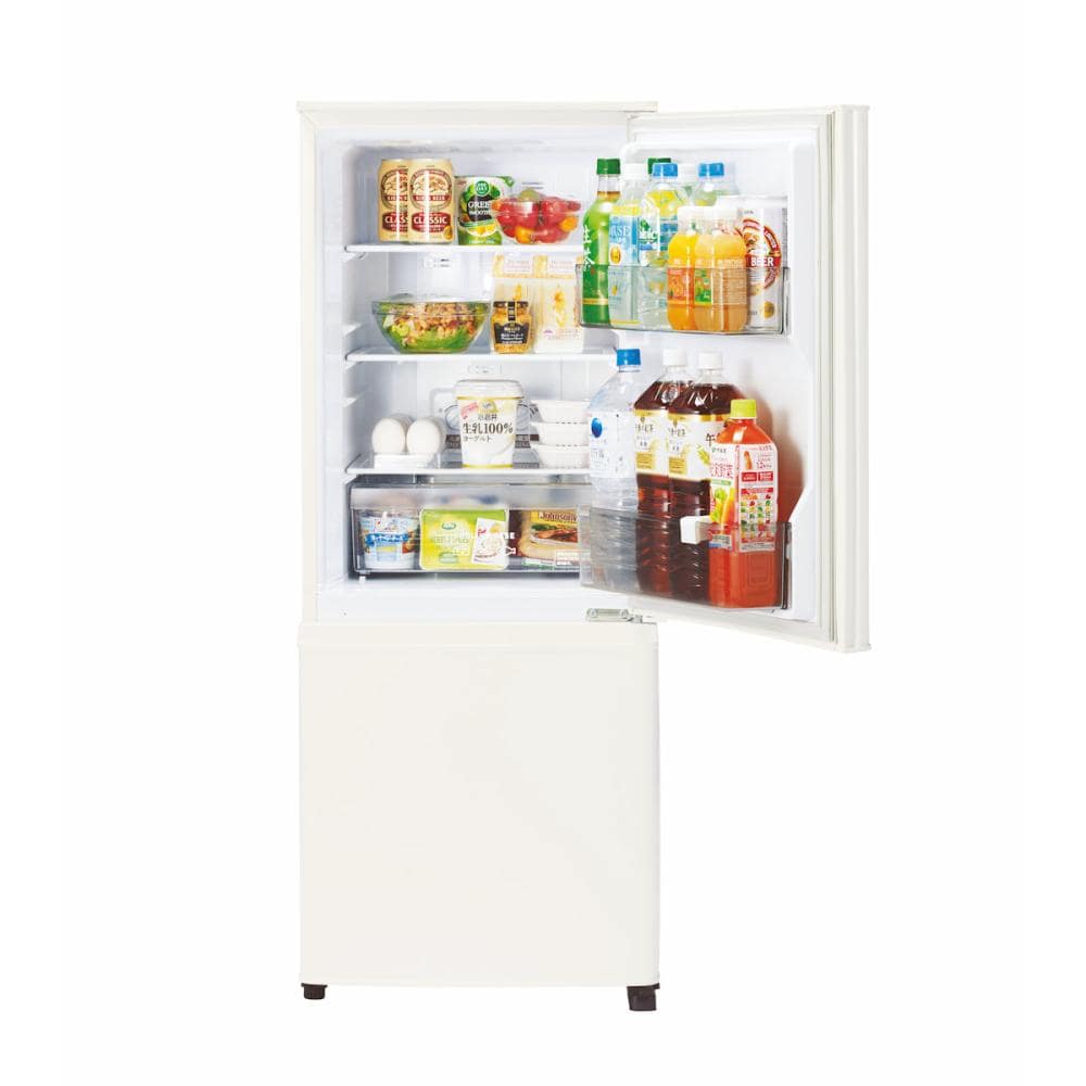 三菱電機　２ドア冷蔵庫　１４６Ｌ　マットホワイト　ＭＲ－Ｐ１５Ｈ－Ｗ
