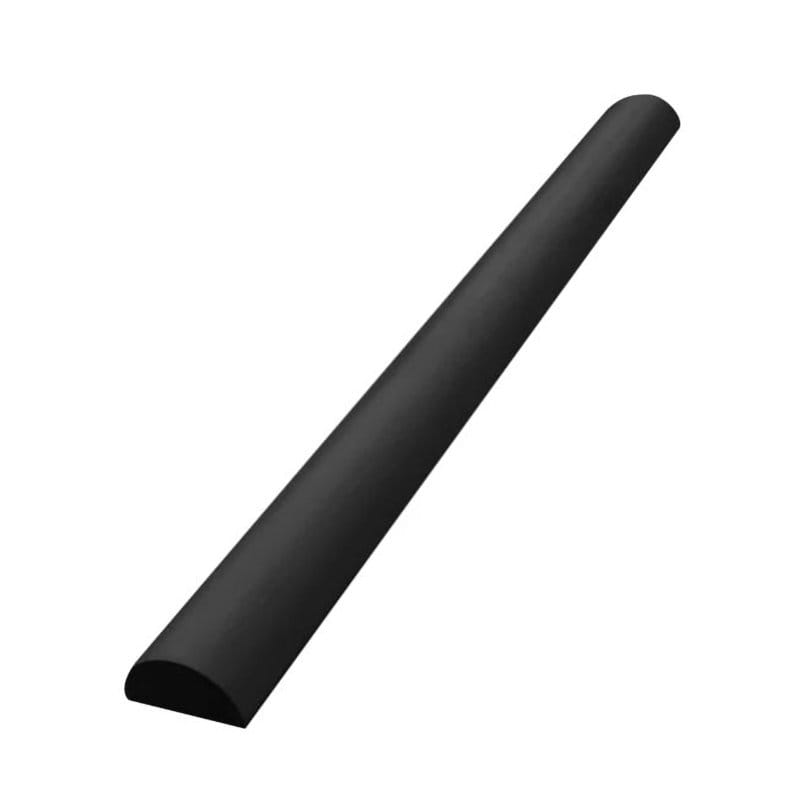 カーボーイ　安心クッション　半月型　４０ｃｍ　細　ブラック
